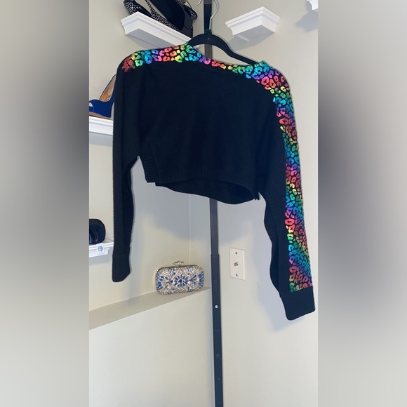 THREADS OF PRVLG
Black Leopard-print Cashmere Jumper - Picture 4 of 13